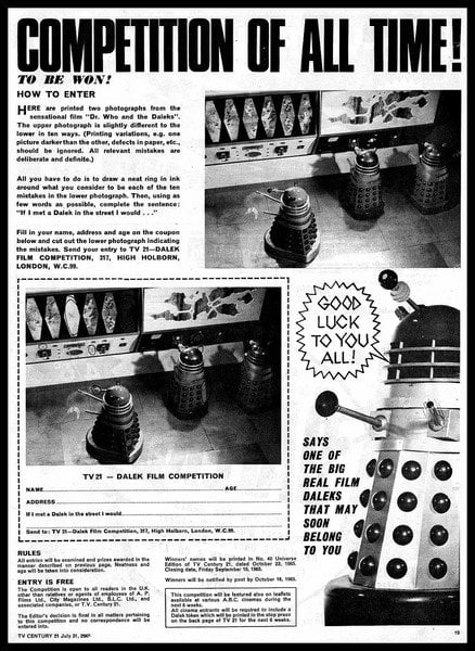 The Undiscovered Daleks A Film And Theatre Crowdfunding Project In York By Victor Lewis Smith 3660