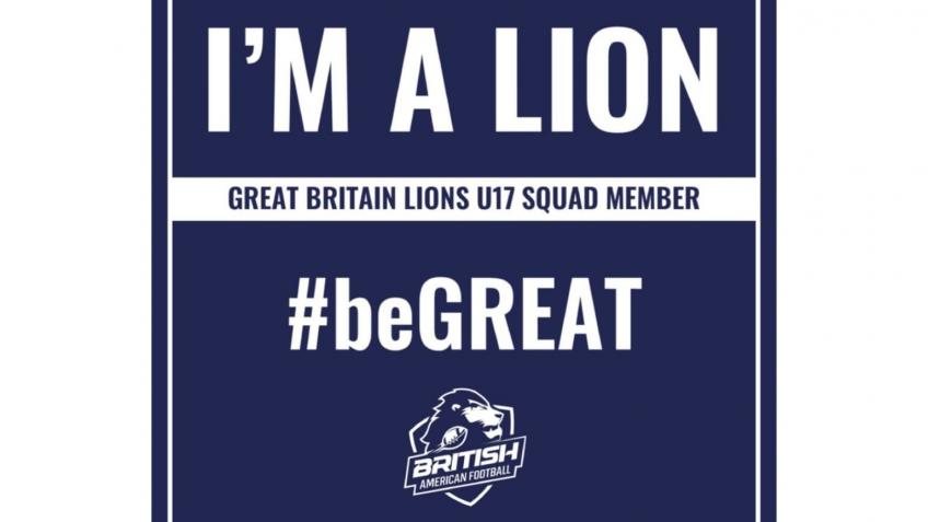 GB Lions U17s squad named – British American Football