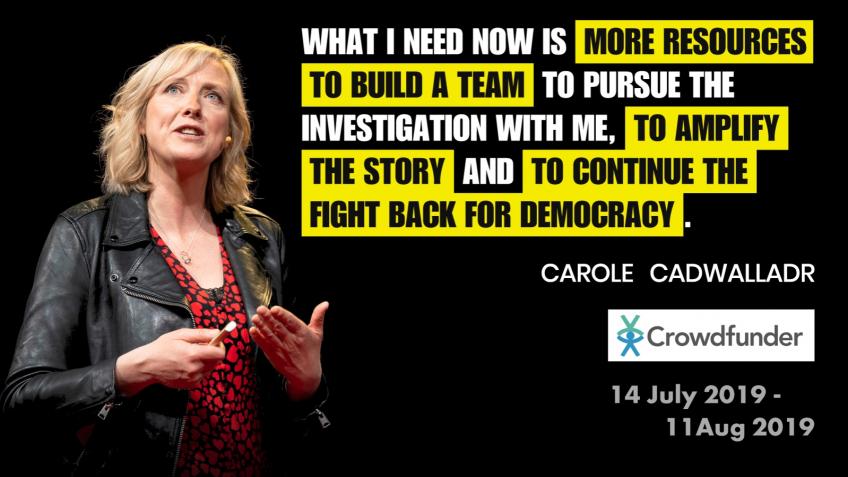 Join The Fight Back: Support Carole Cadwalladr - A Personal Causes 